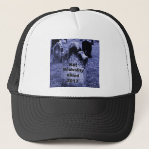 RIP Netzneutralität Gravestone Truckerkappe