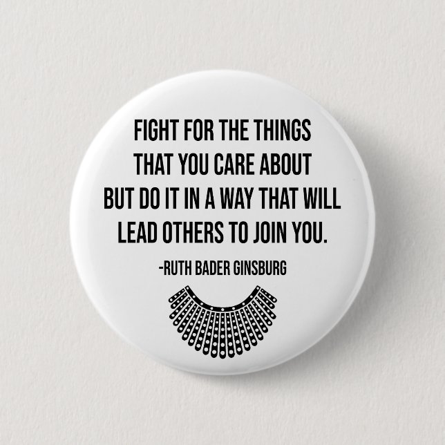 RIP Ruth Bader Ginsburg Button (Vorderseite)
