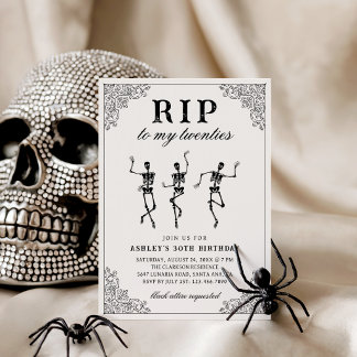 RIP To My Twenties Birthday Einladung