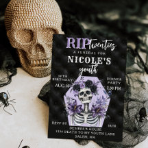 RIP Twenties Beerdigung meiner Jugend 30. Geburtst