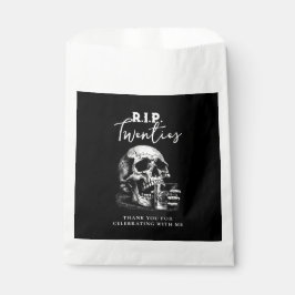 RIP Twenties Vintage Skull Birthday Thank You Geschenktütchen