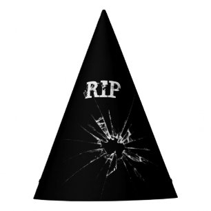RIP über dem Hügel Partyhütchen