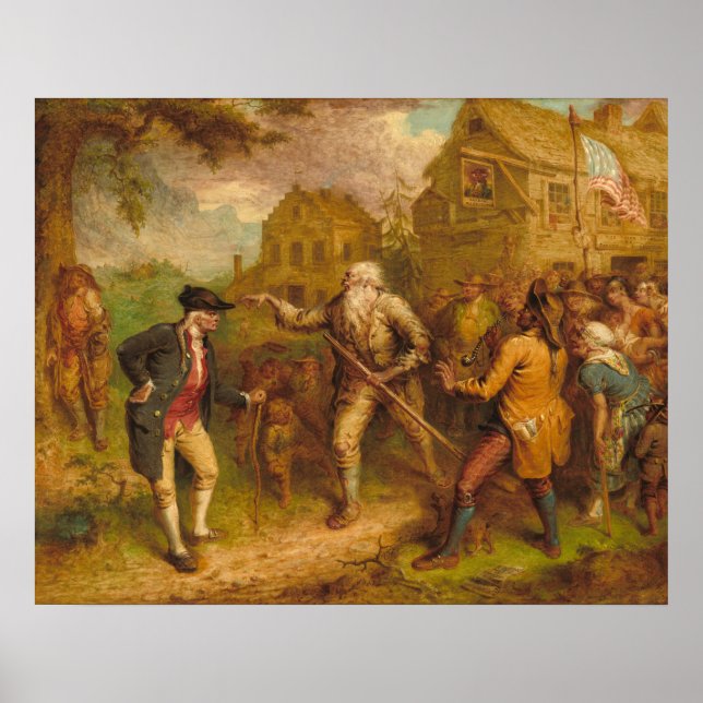 Rip Van Winkle - John Quidor Fine Art Poster (Vorne)