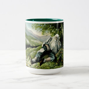 Rip Van Winkle Vintage Zweifarbige Tasse