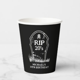 RIP zu meinem 20. 30. Geburtstag Party Pappbecher