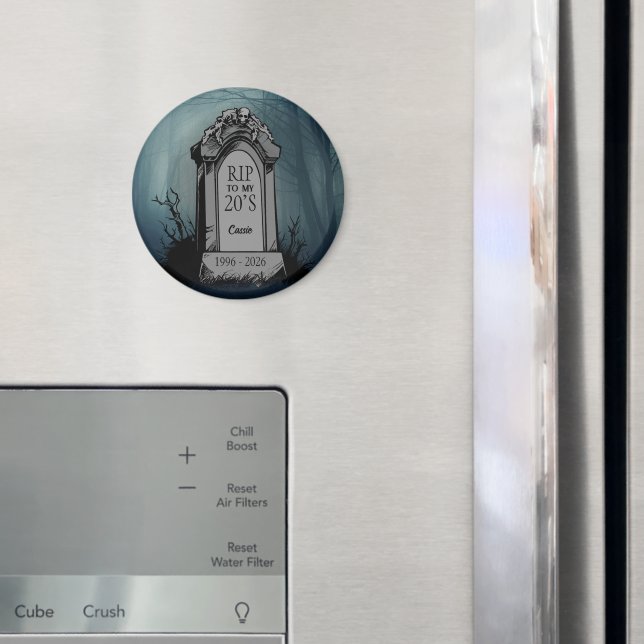 RIP zur Geburtstagsparty meiner 20er Magnet (In Situ (Kühlschrank))