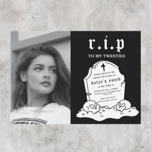 RIP Zwanziger 20er Jahre Sonnige Beerdigung 30. Ge Einladung