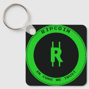 RipCoin - In Code We Trust Schlüsselanhänger