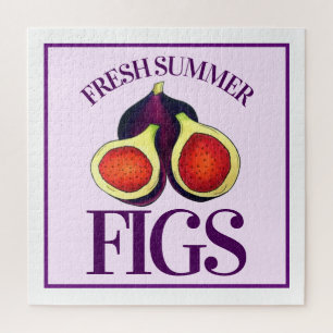 Ripe Fresh Summer Figs Fig Tree Küche Kunst Puzzle