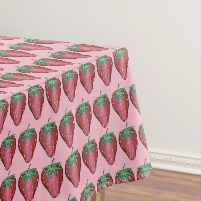 Ripe Juicy Strawberry Erdbeeren Berry Frucht Tischdecke (Beispiel)