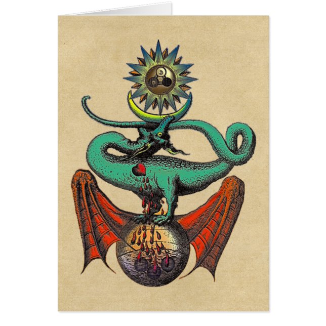 Ripley Scroll Dragon Notecard (Vorne)