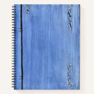 Ripped Denim Spiral Notebook Notizbuch
