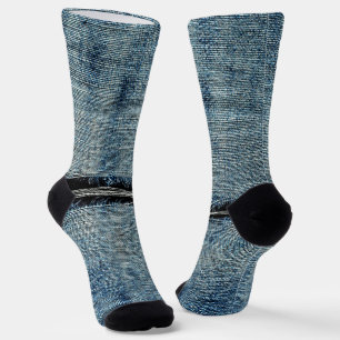 Ripped Jeans Socken