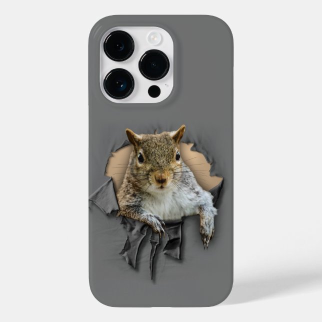 Ripped Shirt Eichhörnchen Case-Mate iPhone Case (Rückseite)