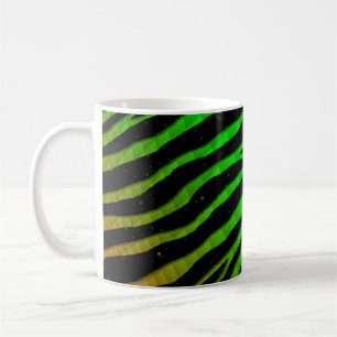Ripped SpaceTime Stripes - Orange/Green Kaffeetasse