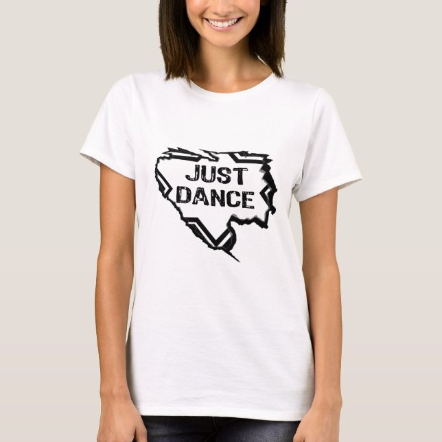 Ripped Star - Just Dance - Black T-Shirt (Vorderseite)
