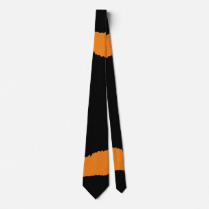 Ripped Wave Halloween ed schwarz orange Krawatte