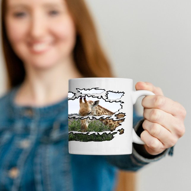 Ripped Wildlife Giraffe Thorn Tree Kaffeetasse (Von Creator hochgeladen)