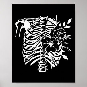 Rippenkäfig Blume leicht Halloween Kostüm 1 Poster
