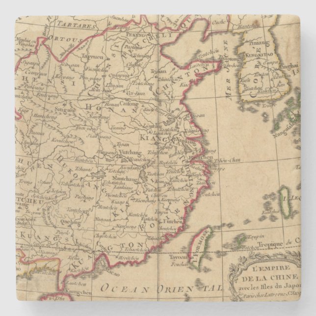 Rippenstück, Japan Steinuntersetzer (Vorderseite)