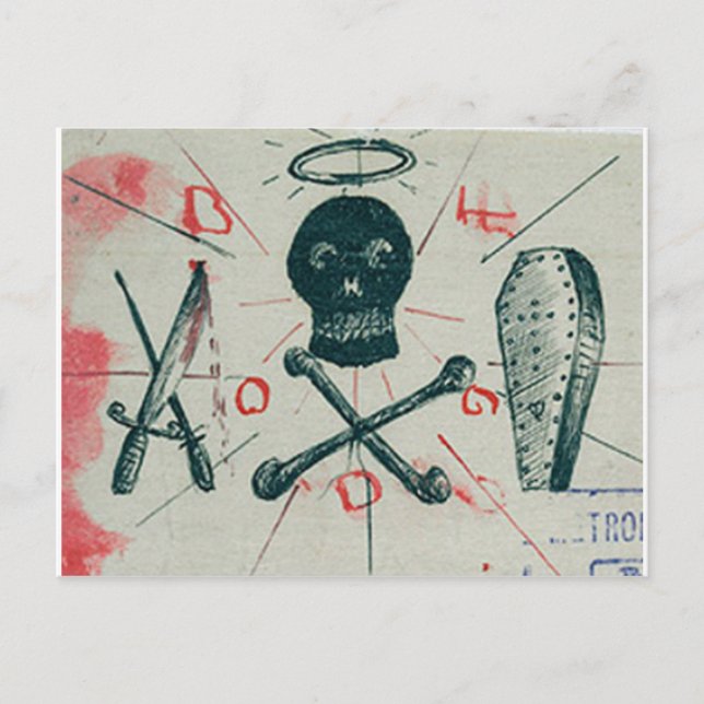 Ripper Doodles Postkarte