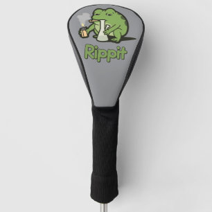 Rippit Lustiger Frosch Stoner-Geschenk, Stoner-Mäd Golf Headcover