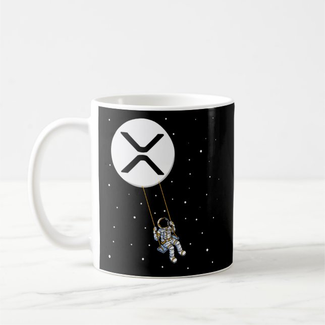 Ripple Swing Xrp Trader Kryptowährungsmond Kaffeetasse (Links)