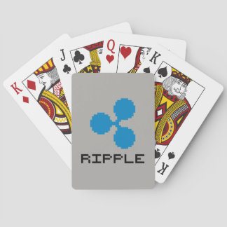Ripple XRP 8-Bit-Logo | Spielkarten