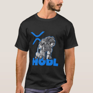 Ripple XRP Kryptowährung - Crypto Astronaut-HODL T-Shirt