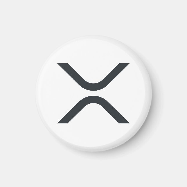 Ripple XRP Logo-Magnet Magnet (Vorne)
