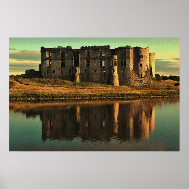 Rippled Reflektion Poster (Vorne)