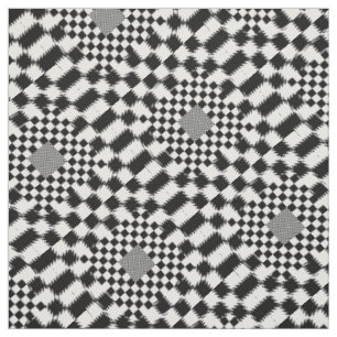 Rippled Schachbretts von Kenneth Yoncich Stoff