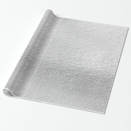Rippled Silver Geschenkpapier