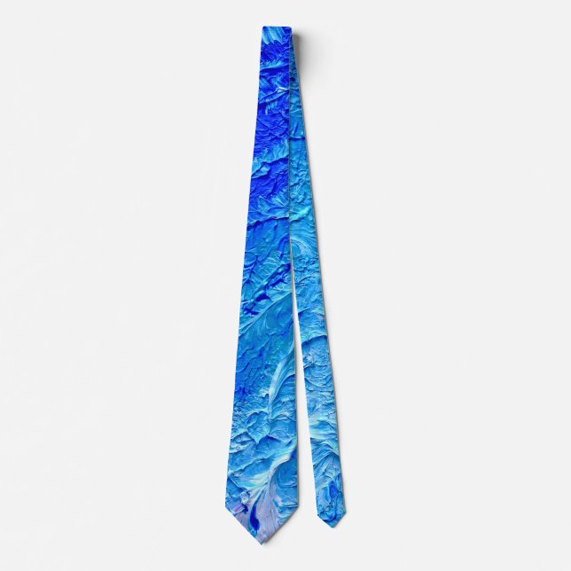 "Riptide #1" Ölgemälde Krawatte (Vorderseite)