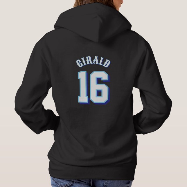 Riptide Hoodie 603 Frauen mit Name und Nummer (Rückseite)