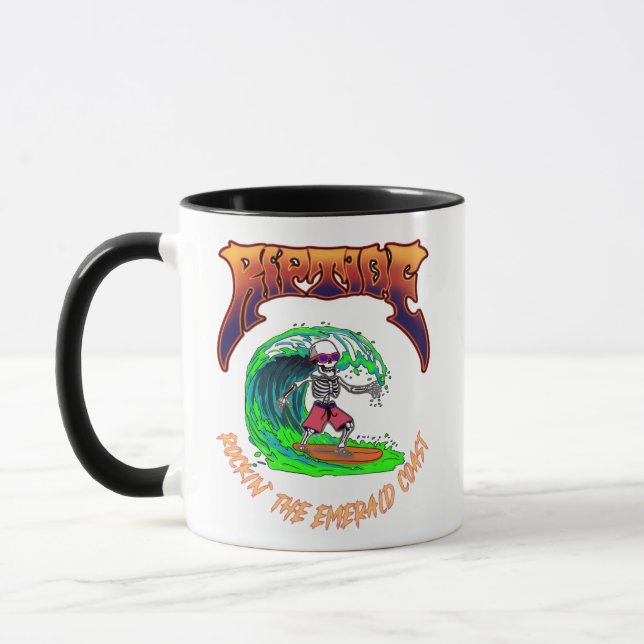 RIPTIDE Surfer Logo Tasse (Links)