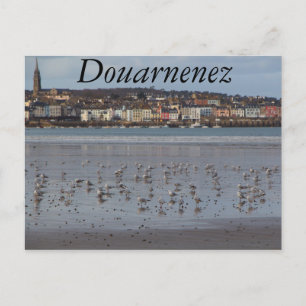 Ris Beach in Douarnenez Postkarte
