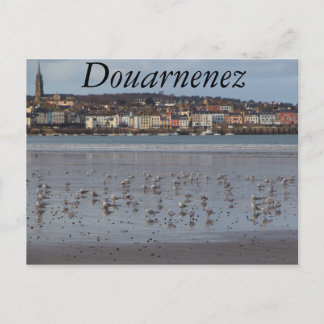 Ris Beach in Douarnenez Postkarte
