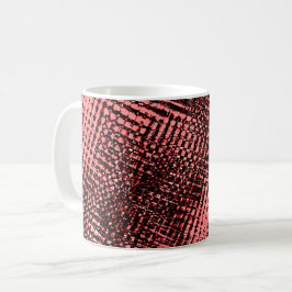 Riscos cruzados e borrões na cor pêssegou salmão kaffeetasse