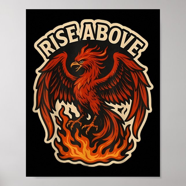 Rise Above Pcute Ss Cute Ssnix Rising From Ashes F Poster (Vorne)