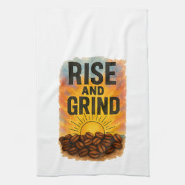 Rise and Grind Kitetücher Geschirrtuch