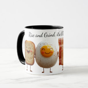 Rise and Grind Zwei-Töne-Tasse Tasse