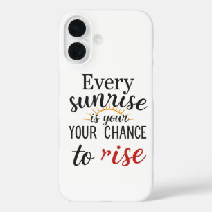 Rise and Shine: Jeden neuen Tag nachmachen iPhone 16 Hülle