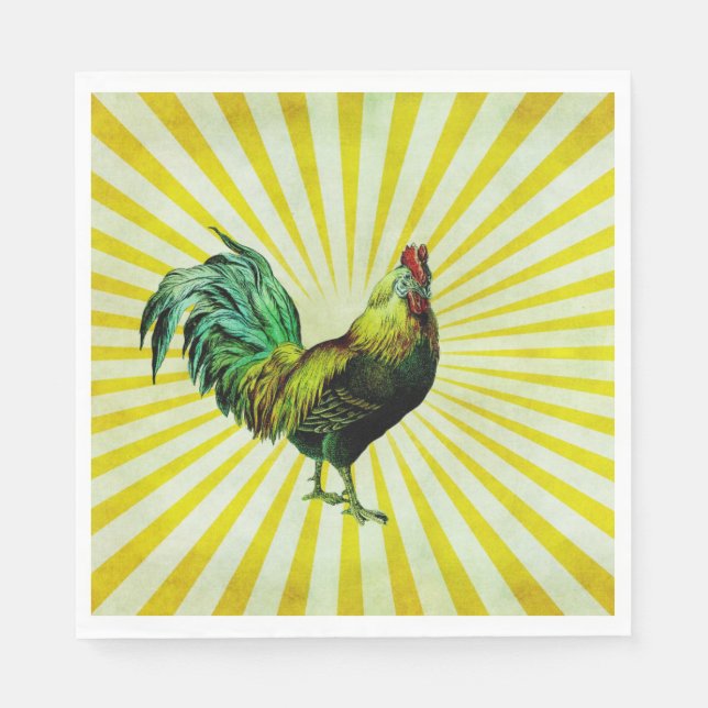 Rise and Shine Paper Napkin Serviette (Vorderseite)