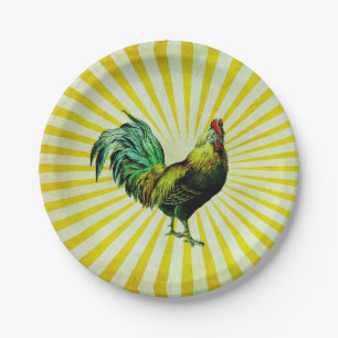 Rise-and-Shine-Papierteller Pappteller