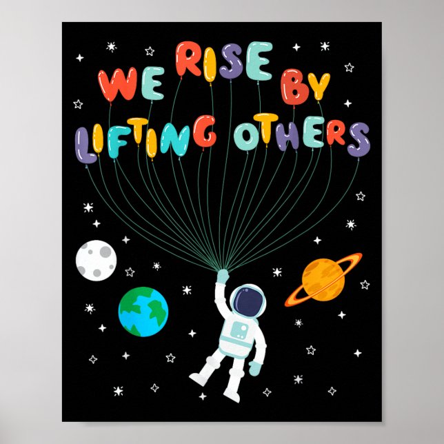 Rise Children Apparel Uni-kids Black Small We Rise Poster (Vorne)