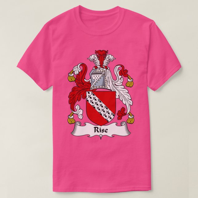 Rise Coat of Arms Familienwappen T-Shirt (Design vorne)
