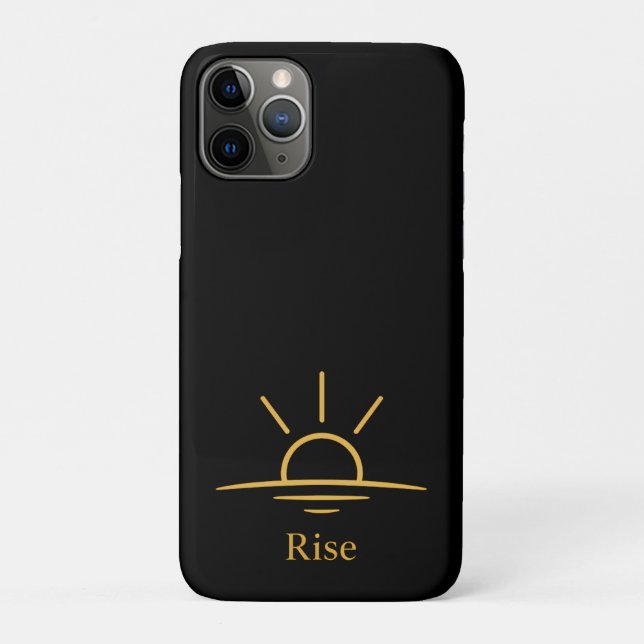Rise — Minimalist Sunrise Case-Mate iPhone Hülle (Rückseite)