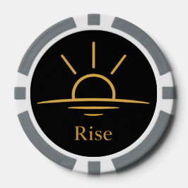 Rise — Minimalist Sunrise Pokerchips