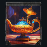 Rise of the Genie– Magical Lamp T-Shirt Design Sportbeutel<br><div class="desc">Let your style make a wish come true with our "Rise of the Genie" t-shirt! This enchanting design features a mystical genie emerging from an ancient lamp in a swirl of glowing magic and smoke. Perfect for fans of fantasy, folklore, and all things magical, this tee captures the wonder of...</div>